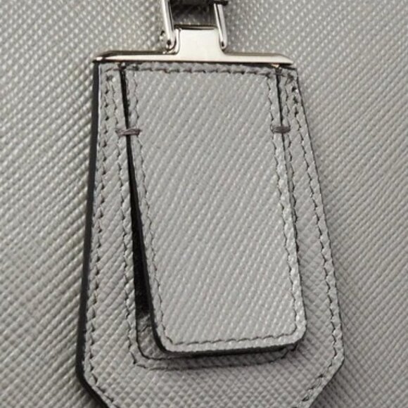 Prada Marmo Saffiano Lux Leather Double Handle Small Tote Bag 1BG775 - Picture 8 of 12